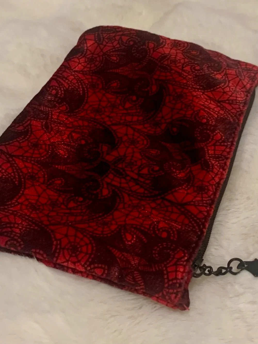 Ipsy Cosmetic Bag Spooky Season Set - Red, Black, Purple, Black & White - Picture 4 of 5